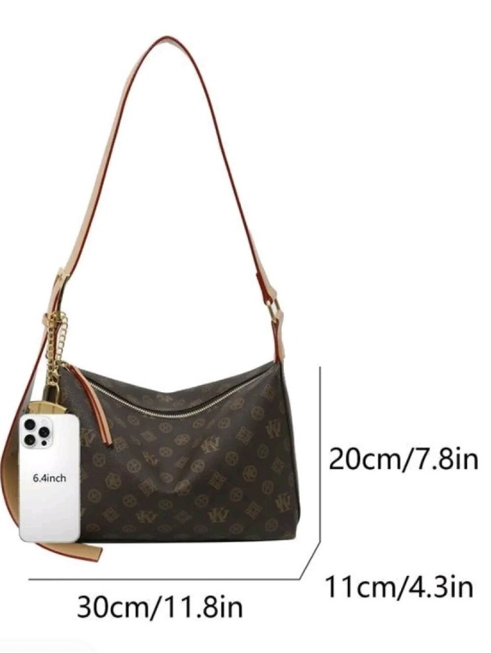 Classic Lettern Pattern Handbag